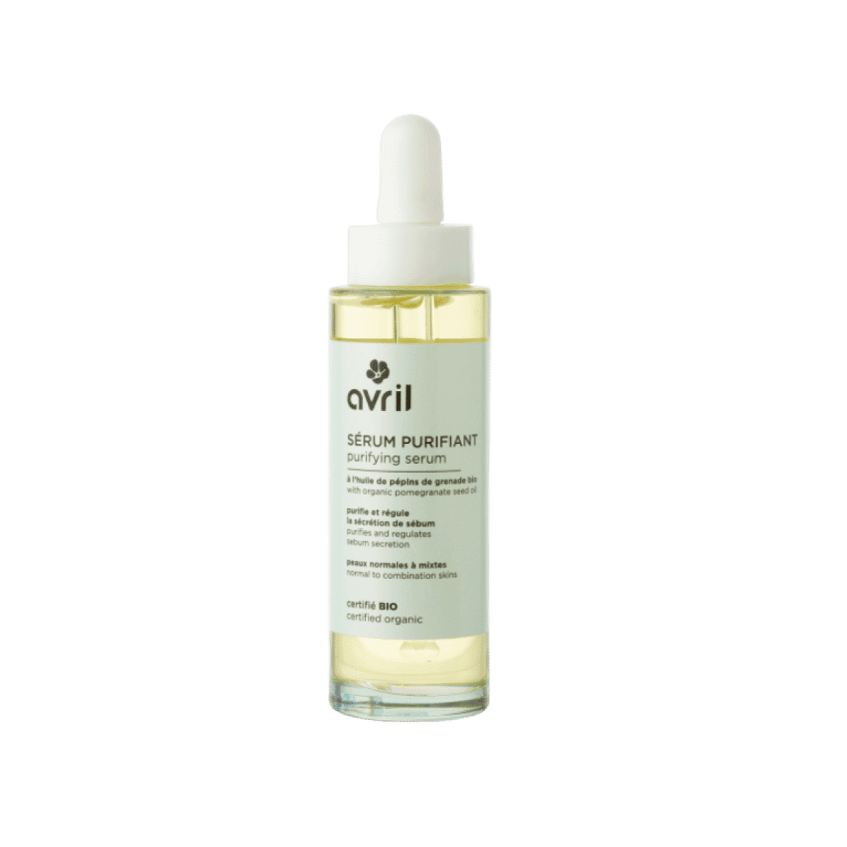 Zuiverend Serum 30ml - Gecertificeerd Biologisch - Avril