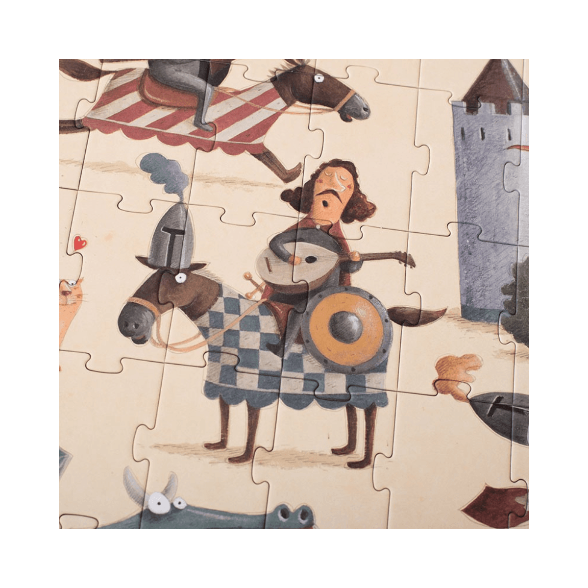 Puzzle 100 pc - 5 - 8 ans - I'M A KNIGHT PUZZLE - Londji