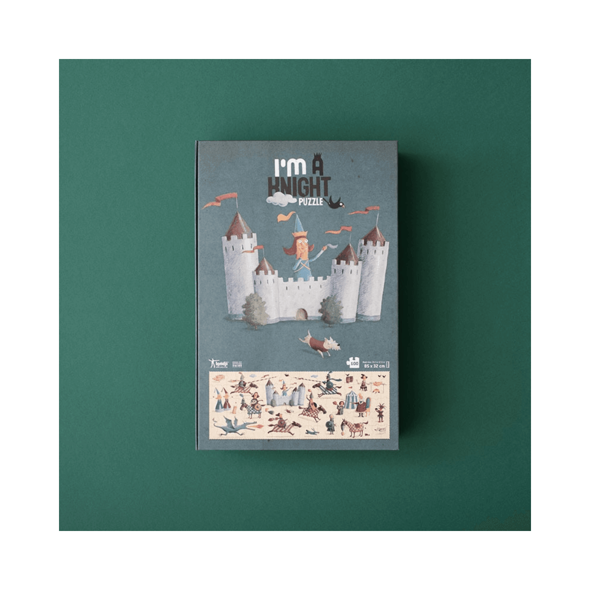 Puzzle 100 pc - 5 - 8 ans - I'M A KNIGHT PUZZLE - Londji