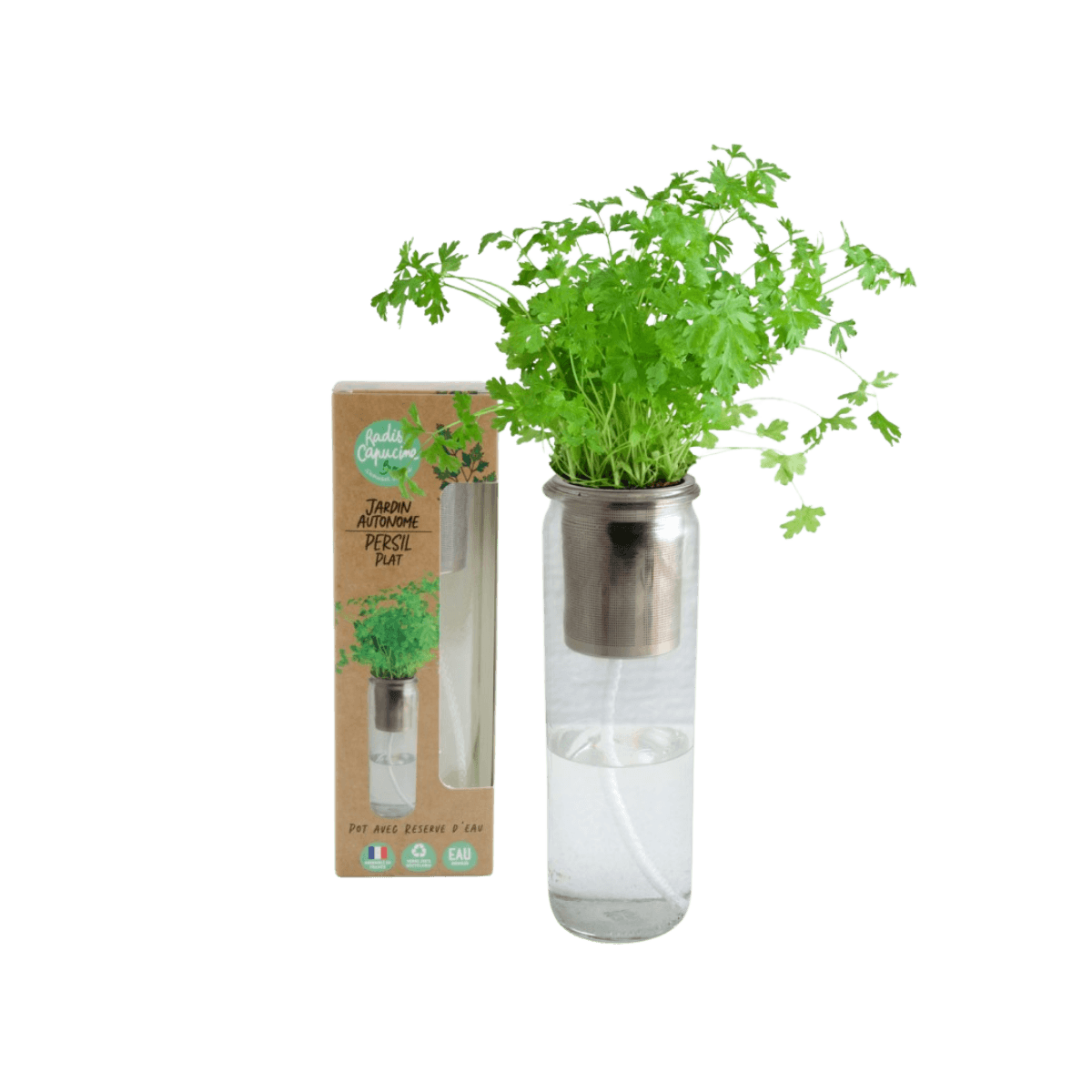 Jardin autonome - Persil BIO - Radis et Capucine
