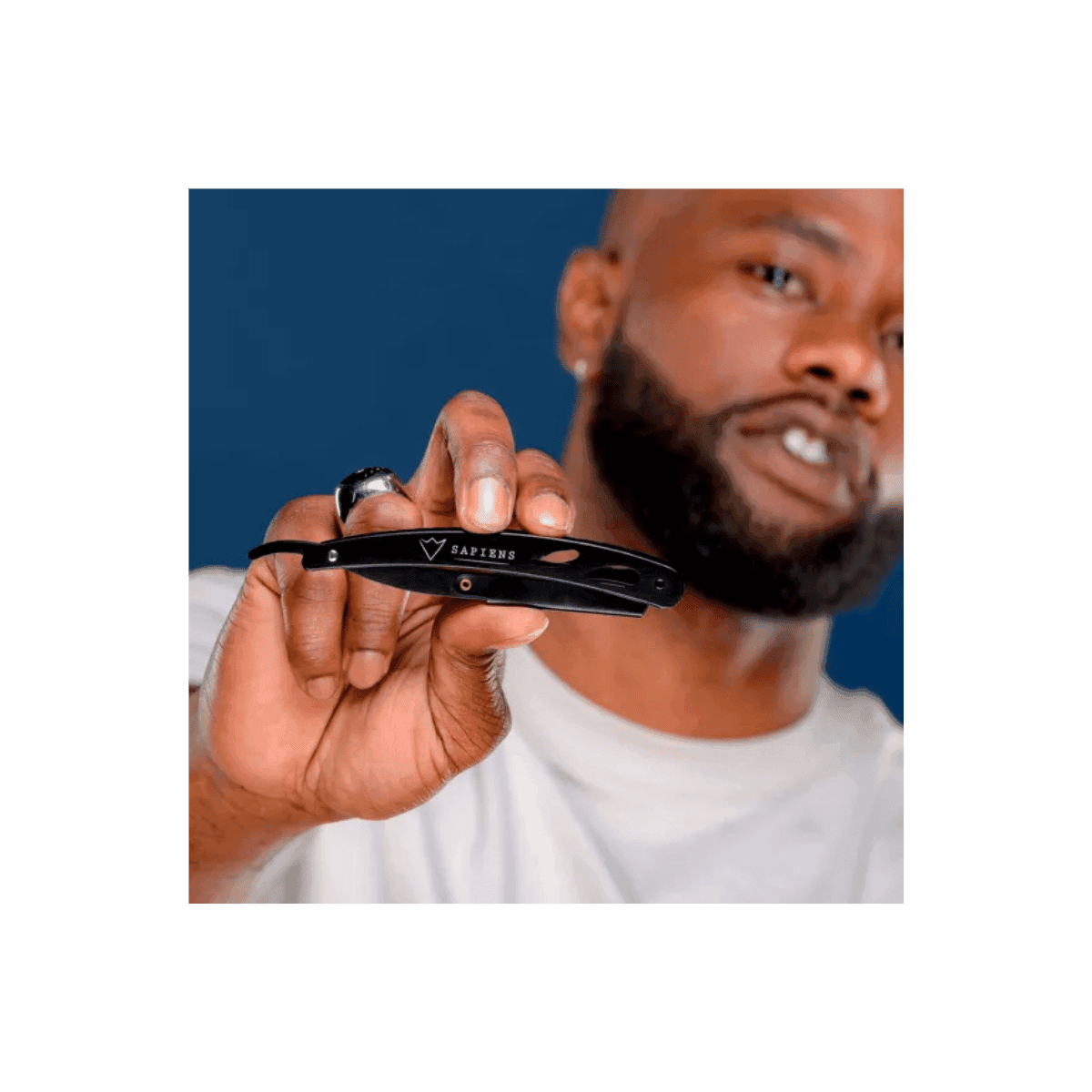 Rasoir droit - Black Edition - Sapiens