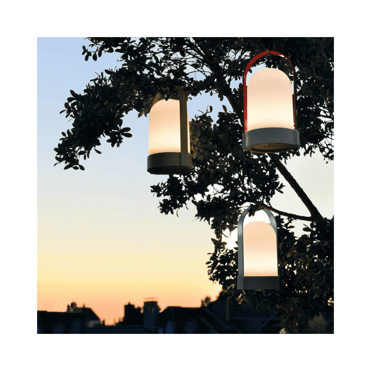 Petite lampe URI lot de 3 - Vert Rouge Bleu - Remember