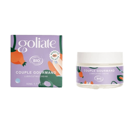Le couple gourmand - Huile de massage comestible certifié Bio 50ml - Goliate