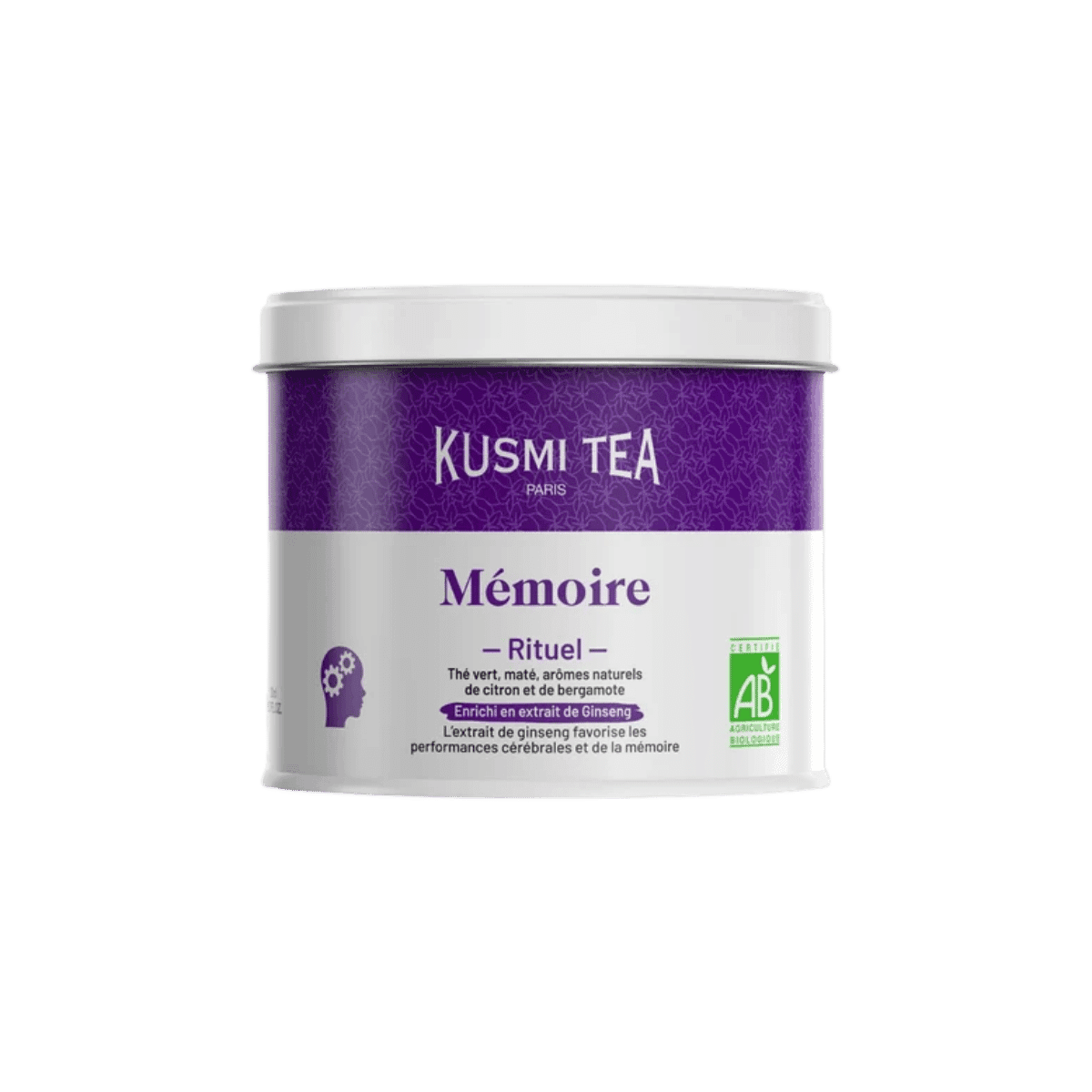Rituel Mémoire bio - Boîte métal 100gr - Kusmi Tea
