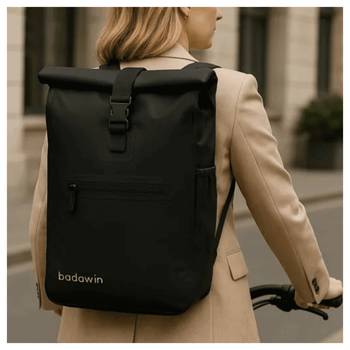 Sac à dos de vélo Ali 27L noir - BADAWIN