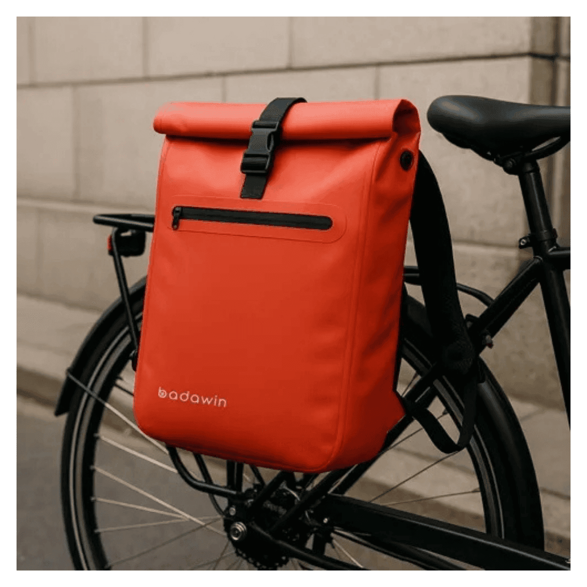 Sac à dos de vélo Ali 27L rouge - BADAWIN