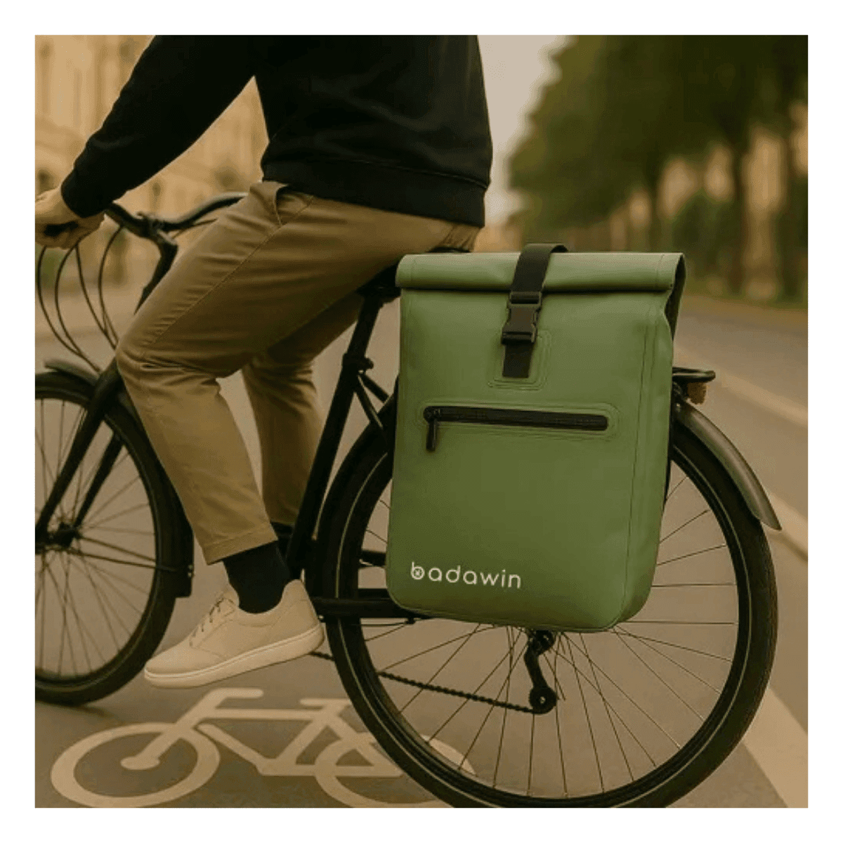 Sac à dos de vélo Ali 27L vert - BADAWIN