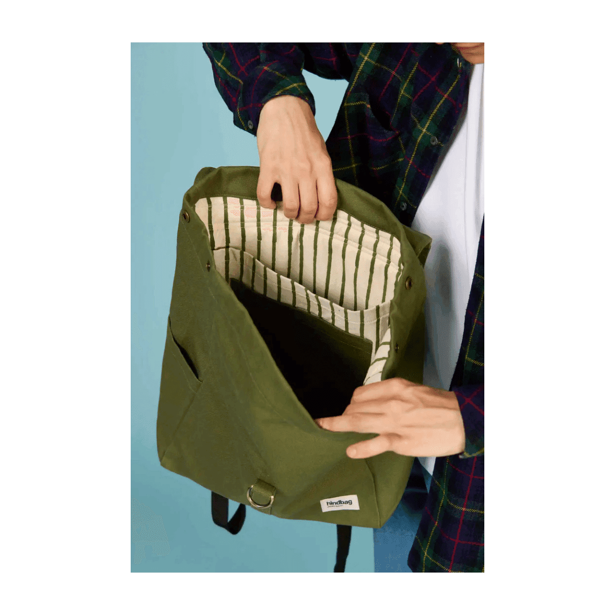 Sac à dos GUILLAUME - Olive - HINDBAG