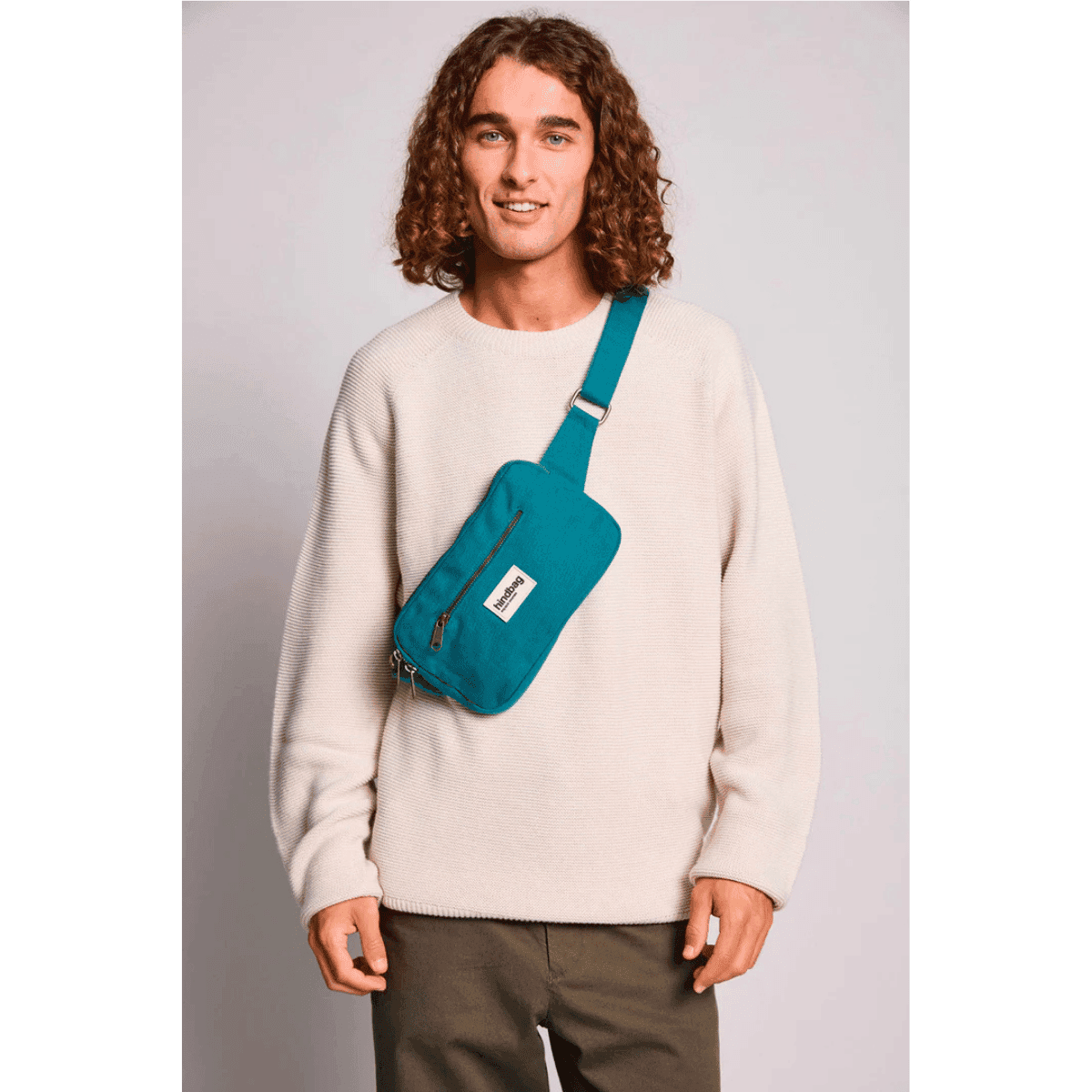 Sac Banane HARRY - Bleu paon - HINDBAG