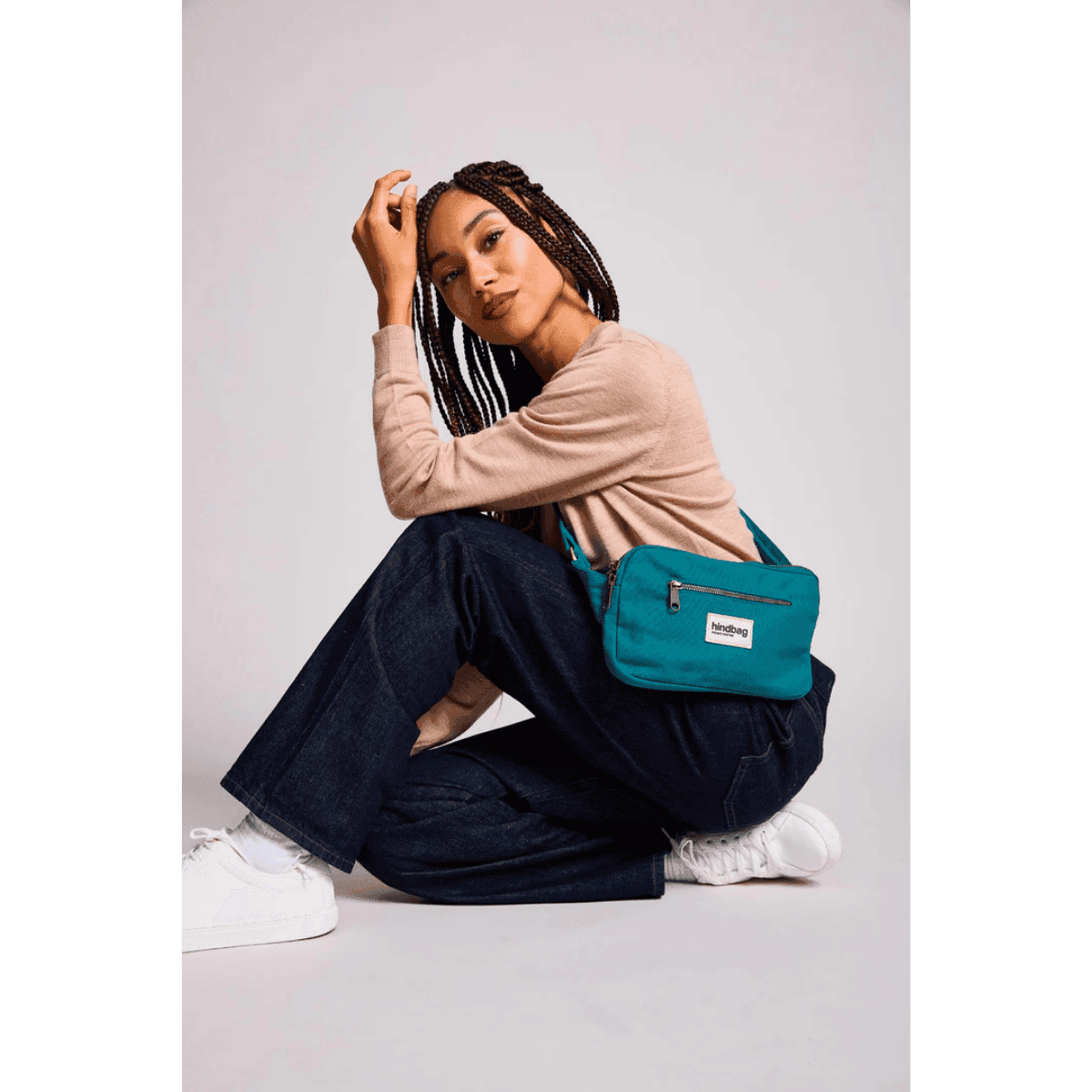 Sac Banane HARRY - Bleu paon - HINDBAG