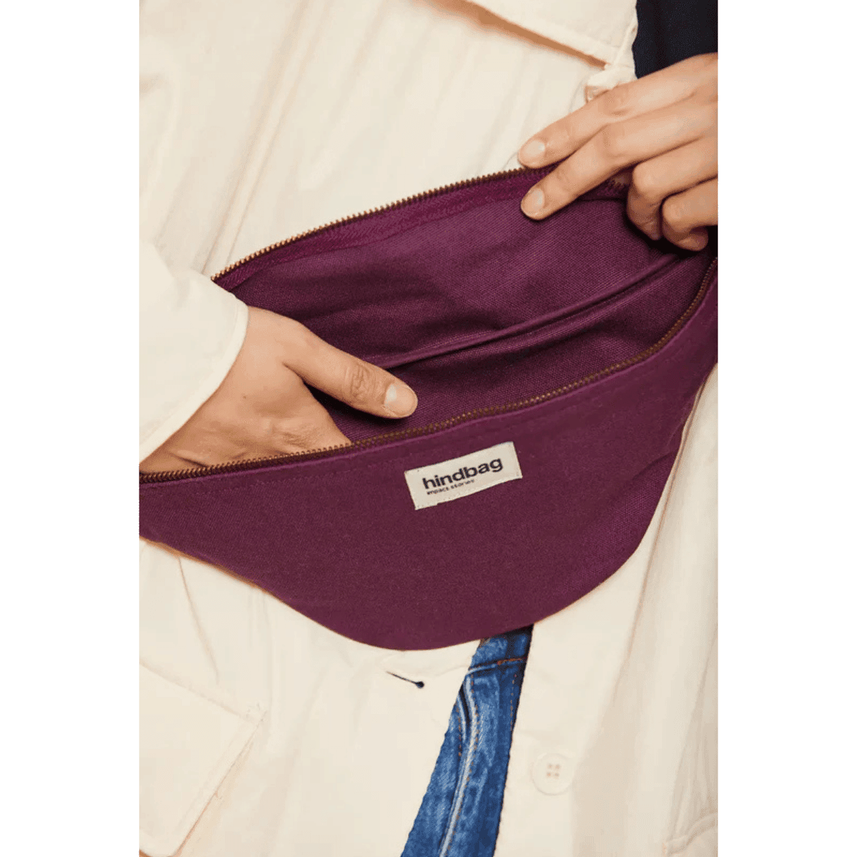 Sac Banane OLIVIA - Prune - HINDBAG
