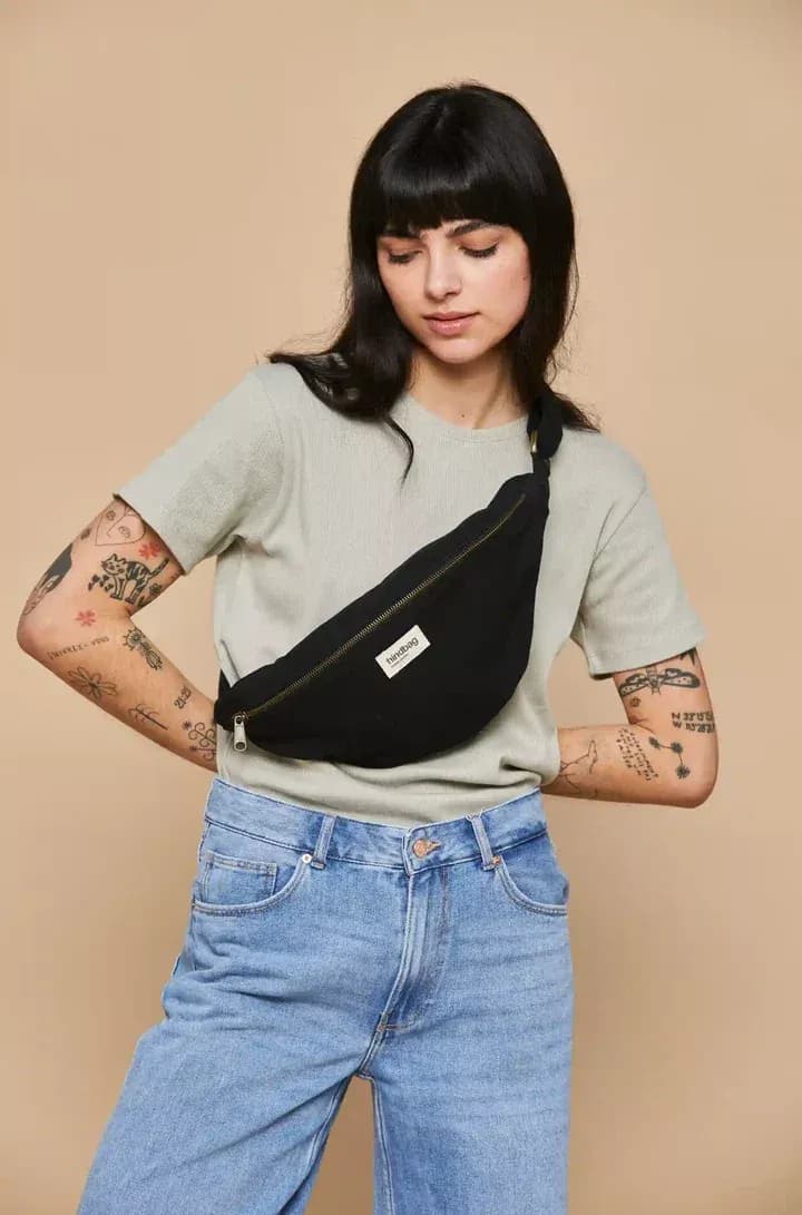 Sac banane Sasha - Noir - HINDBAG