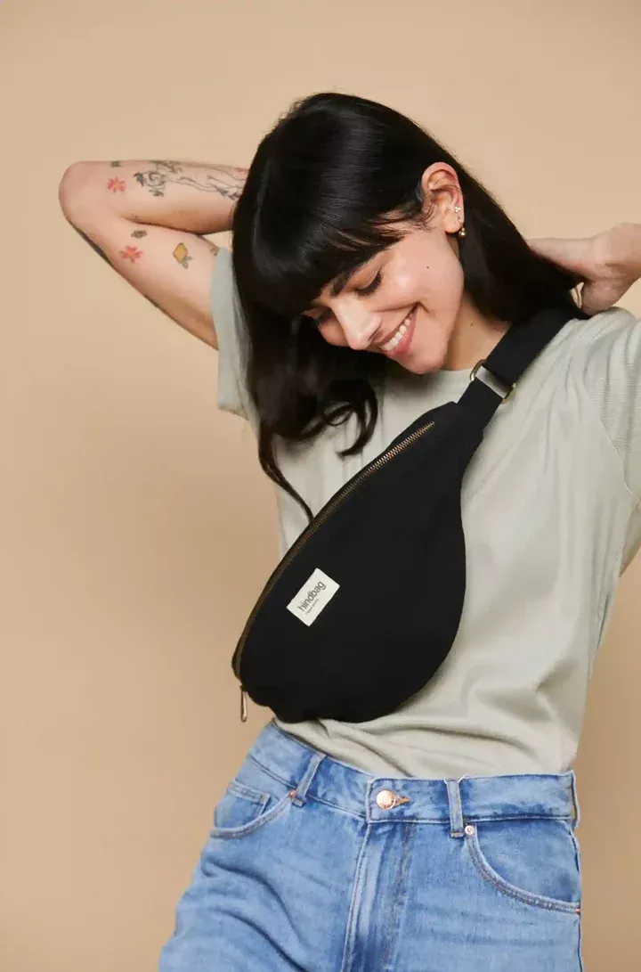 Sac banane Sasha - Noir - HINDBAG