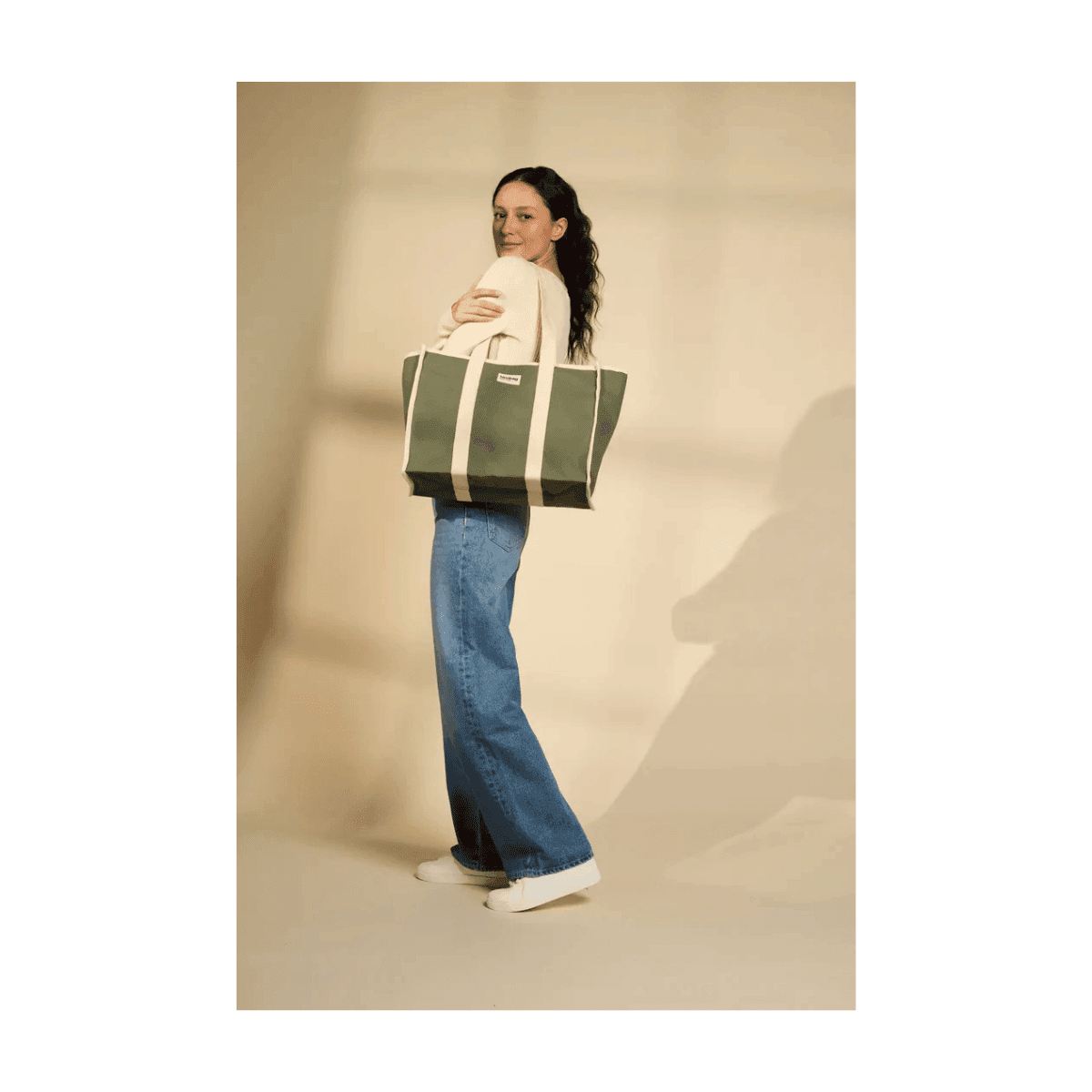 Sac cabas OSCAR - Olive - HINDBAG
