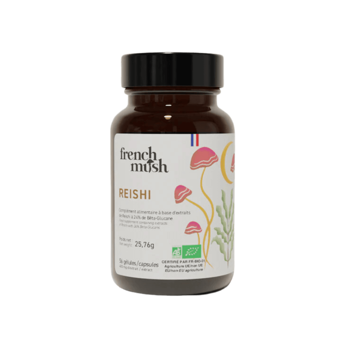 Immunité Relaxation Sommeil - 56 gélules extrait Reishi - French Mush