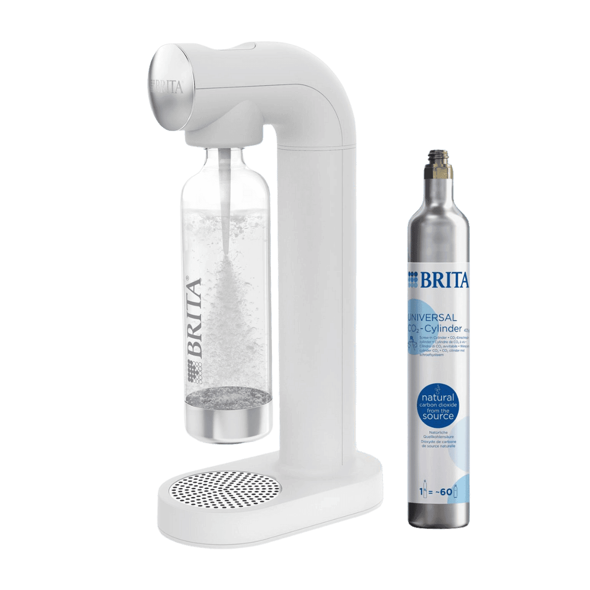 Brita Machine à eau gazeuse SodaOne Blanc BA1049250 - Brita