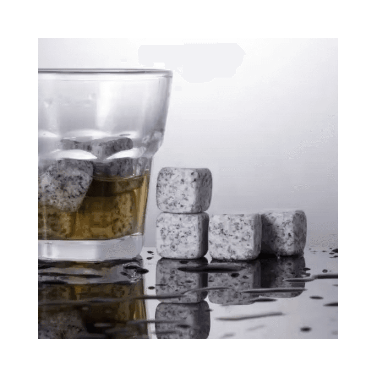 Set de 6 Glaçons en Granit avec pochon - So Straw