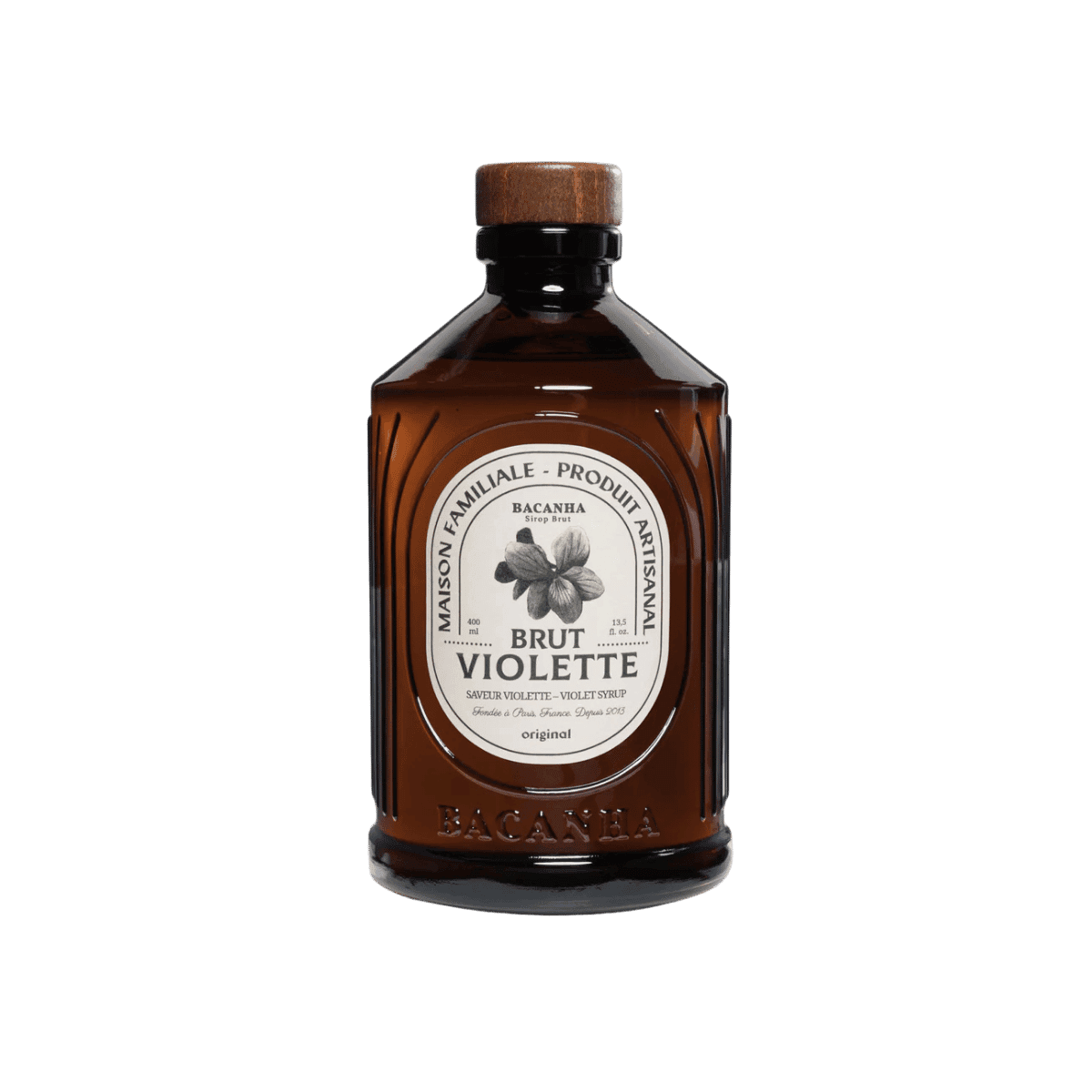 Sirop de violette Brut - Bio - 400ml - Bacanha