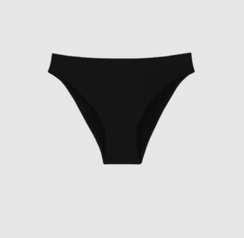 Culotte menstruelle Séléné flux MOYEN - noire - Smoon