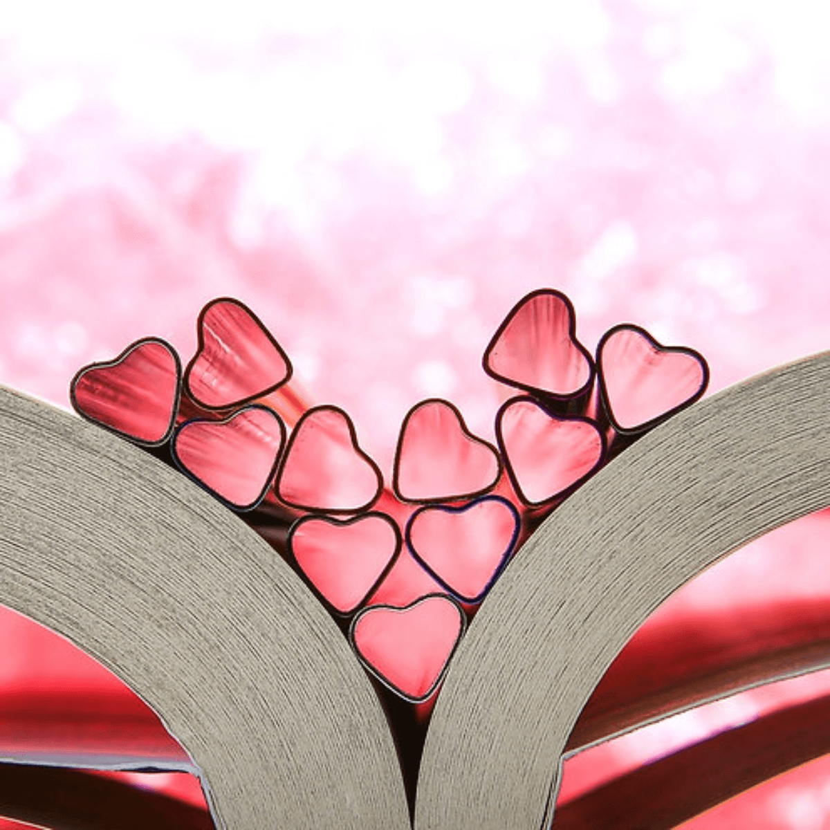 Set de 6 pailles Heart - Mix de Couleurs - So Straw