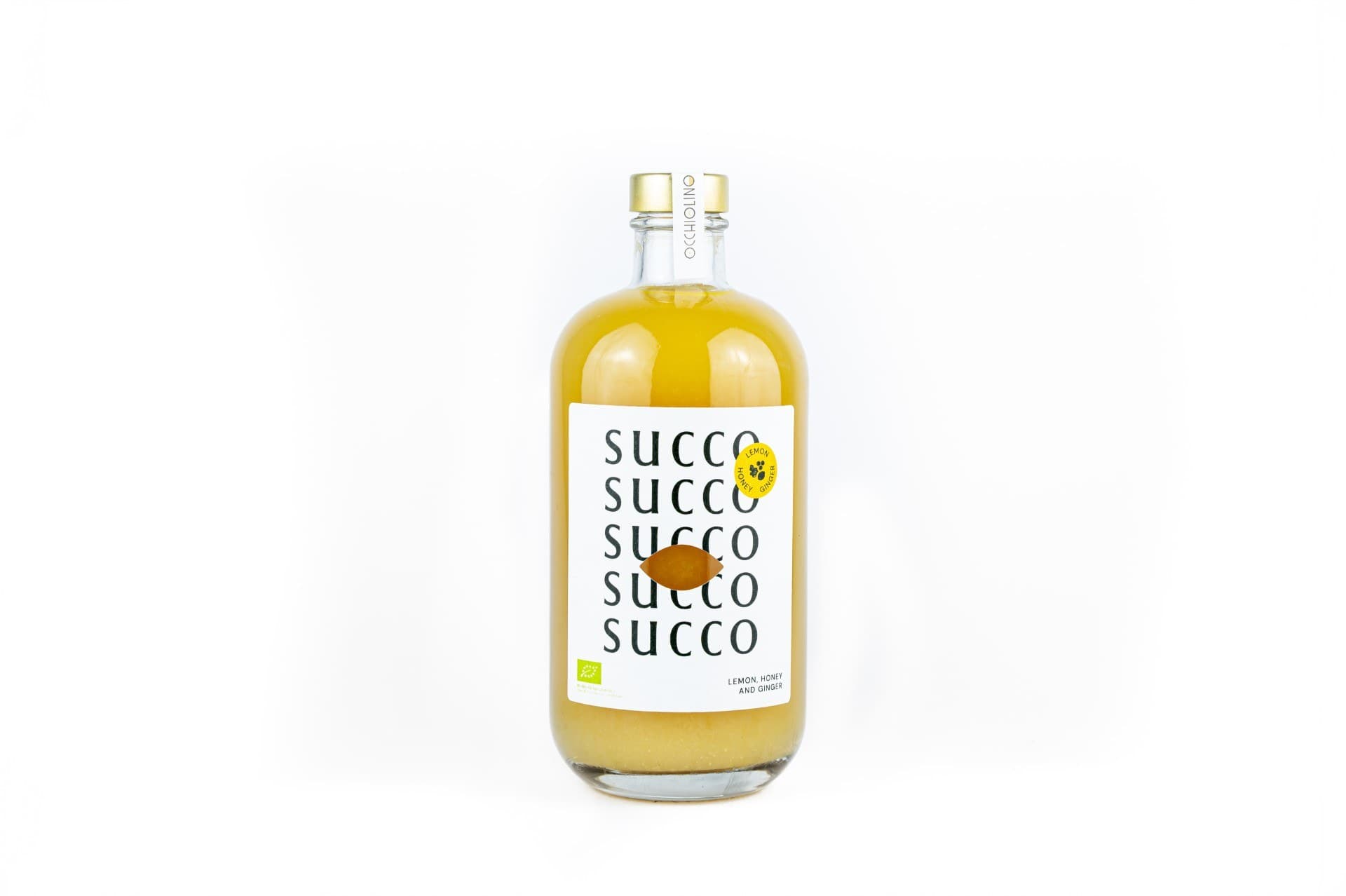 Jus de citron miel et gingembre BIO - SUCCO - 500ml - Occhiolino