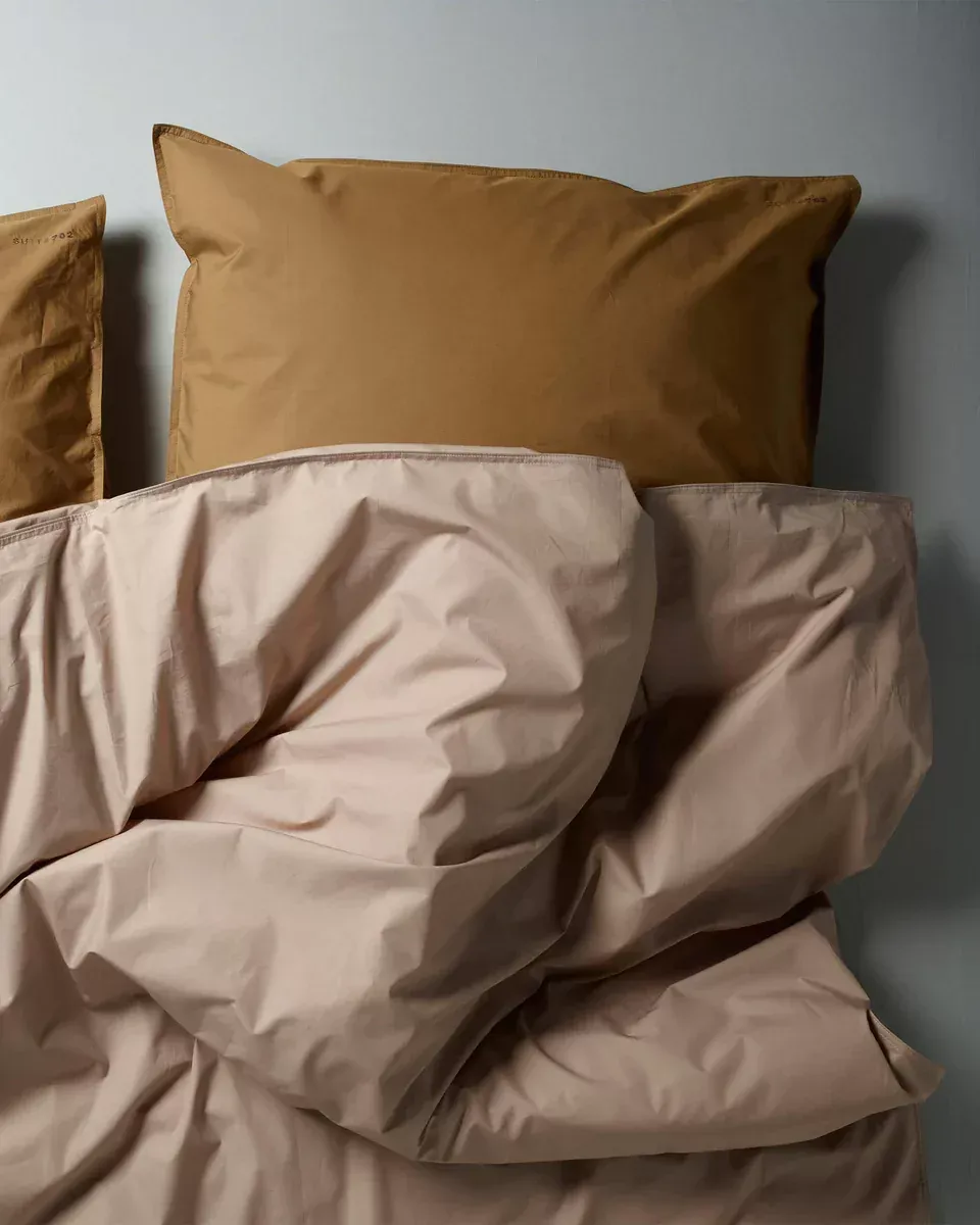 140X220 Housse de couette Percale 100% Coton - Camel PDBO140_CA - Suite702