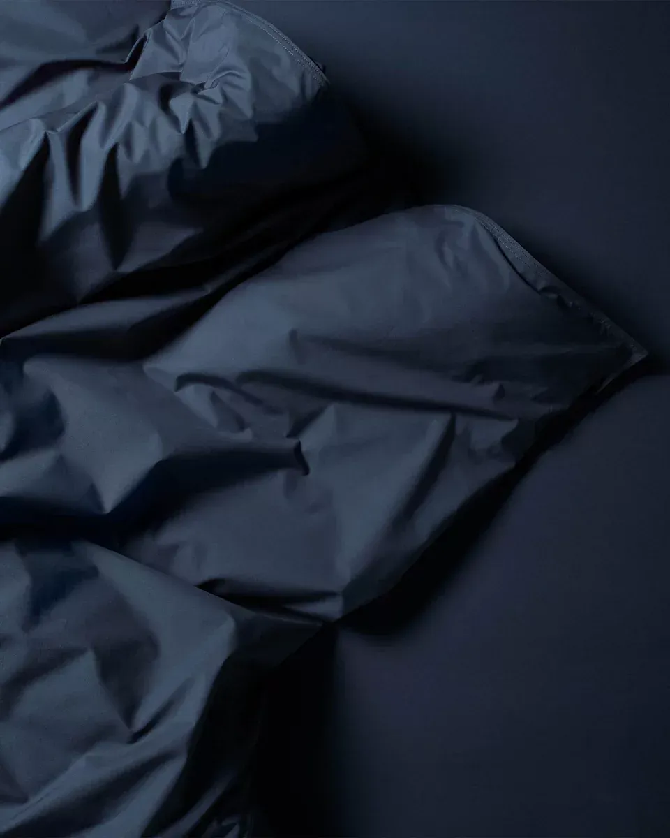 240X220 Housse de couette Percale 100% Coton - Navy Blue PDBO240NB - Suite702