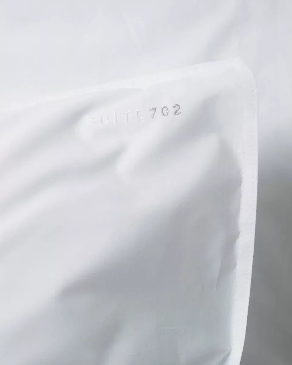 140X220 Housse de couette Percale 100% Cotton - White PDBO140_WH - Suite702