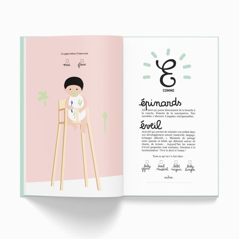 Cahier de naissance - TA PREMIÈRE ANNÉE DE A À Z - Minus