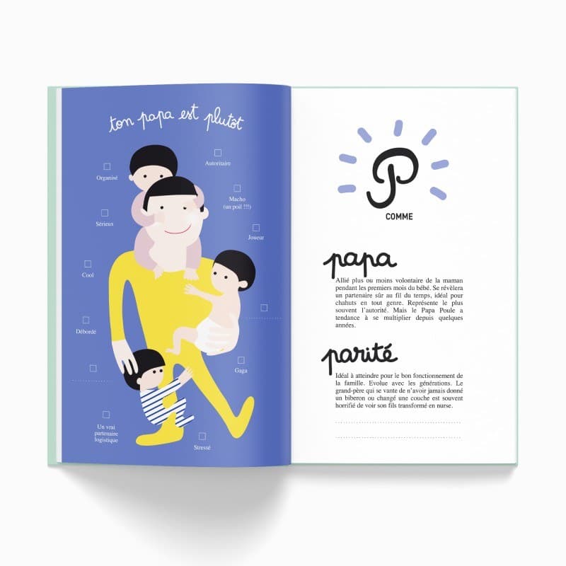 Cahier de naissance - TA PREMIÈRE ANNÉE DE A À Z - Minus