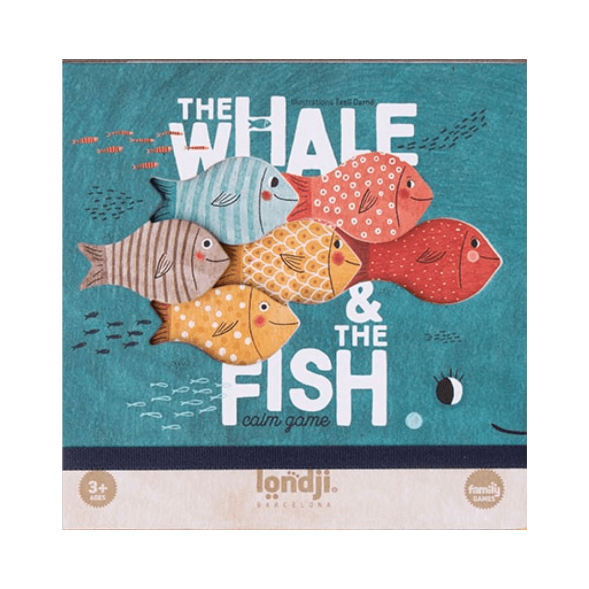 Jeu libre sans règle - 3 ans et + - THE WHALE & THE FISH - Londji