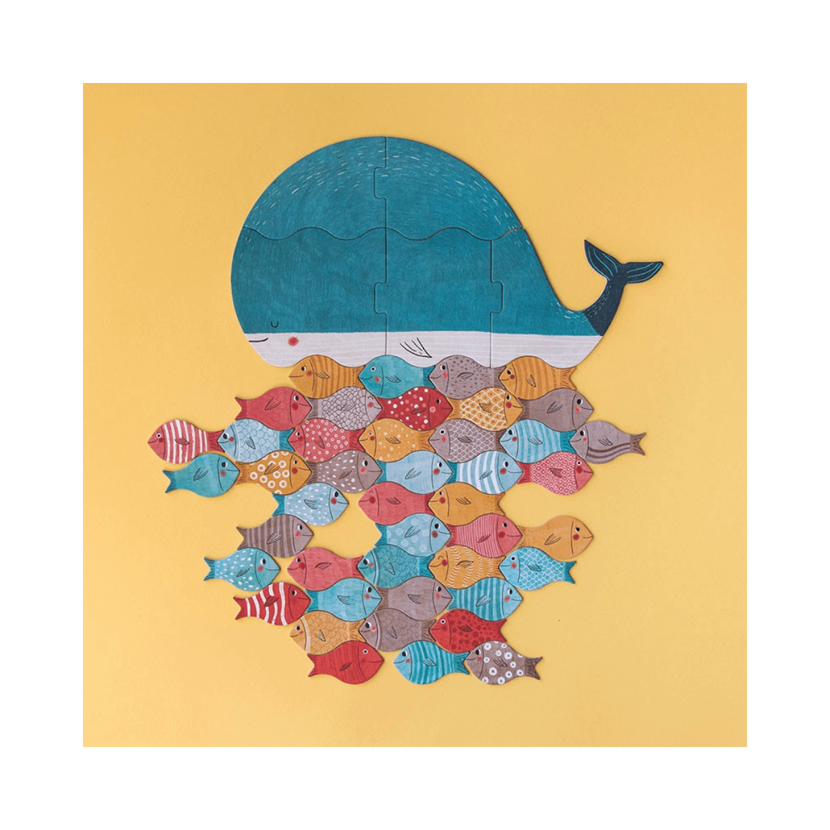 Jeu libre sans règle - 3 ans et + - THE WHALE & THE FISH - Londji