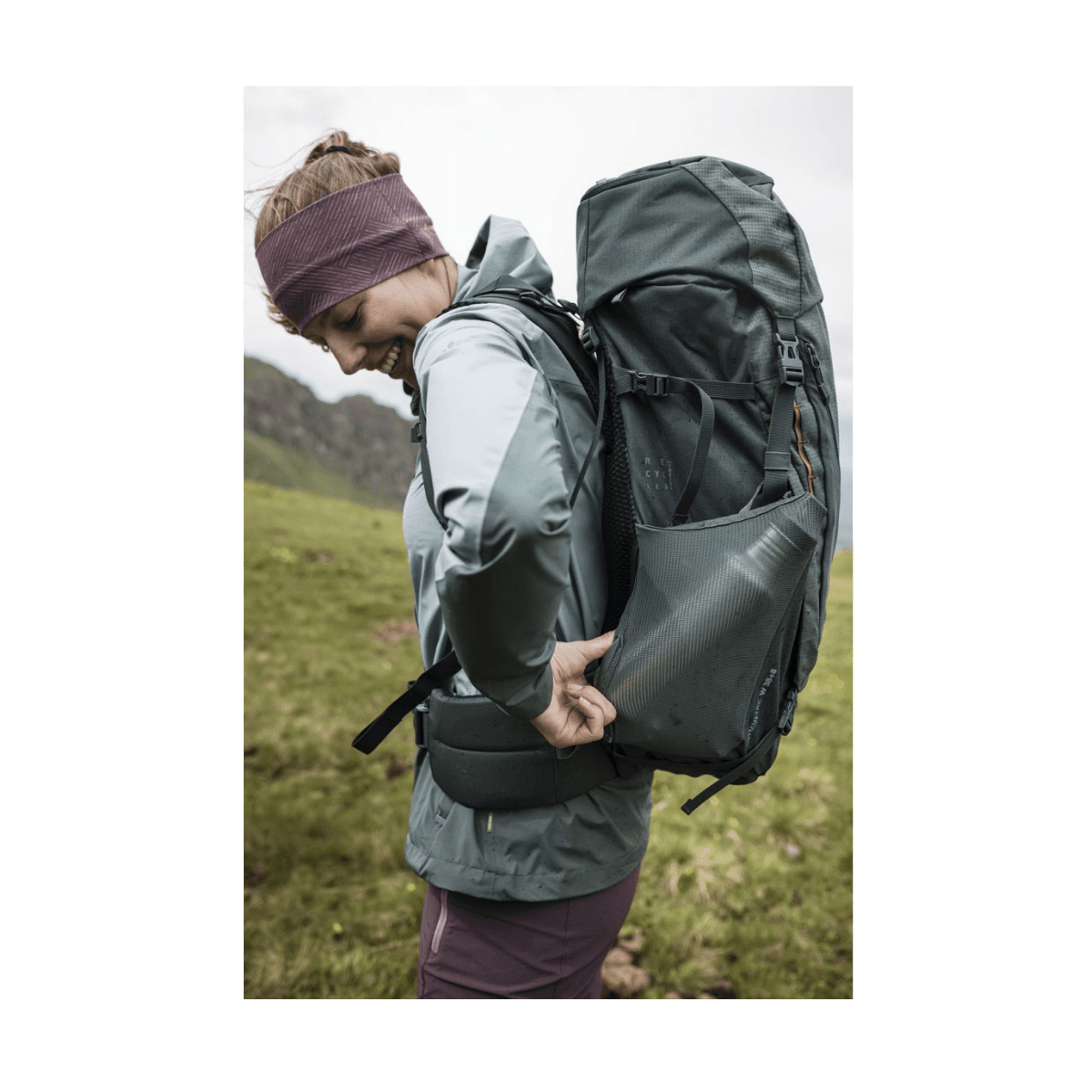 Sac à dos de trekking Asymmetric - 38L + 8 - Vert - Vaude