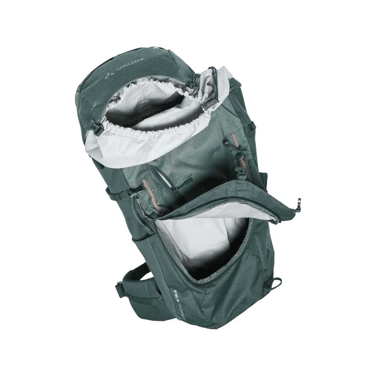 Sac à dos de trekking Asymmetric - 38L + 8 - Vert - Vaude