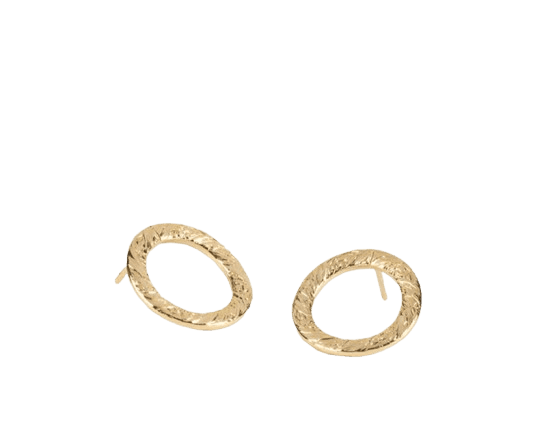 Petites boucles d'oreilles Victoria - Plaqué or - Aglaïa & Co