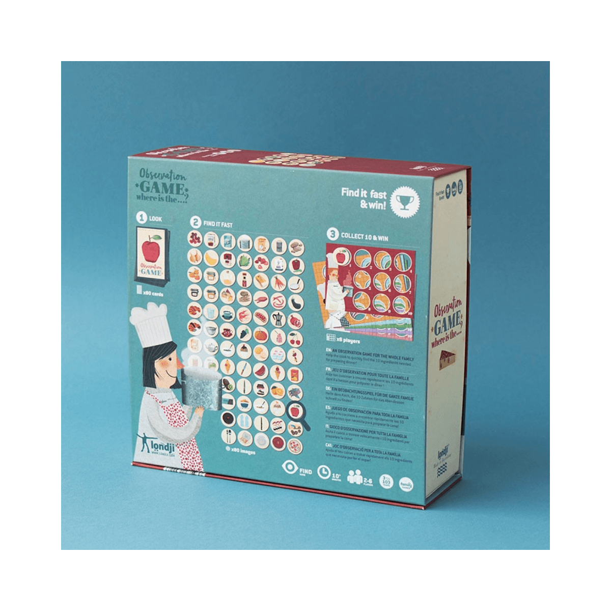 Jeu d'observation et de rapidité - 3 ans et + - WHERE IS THE CHEESE? - Londji