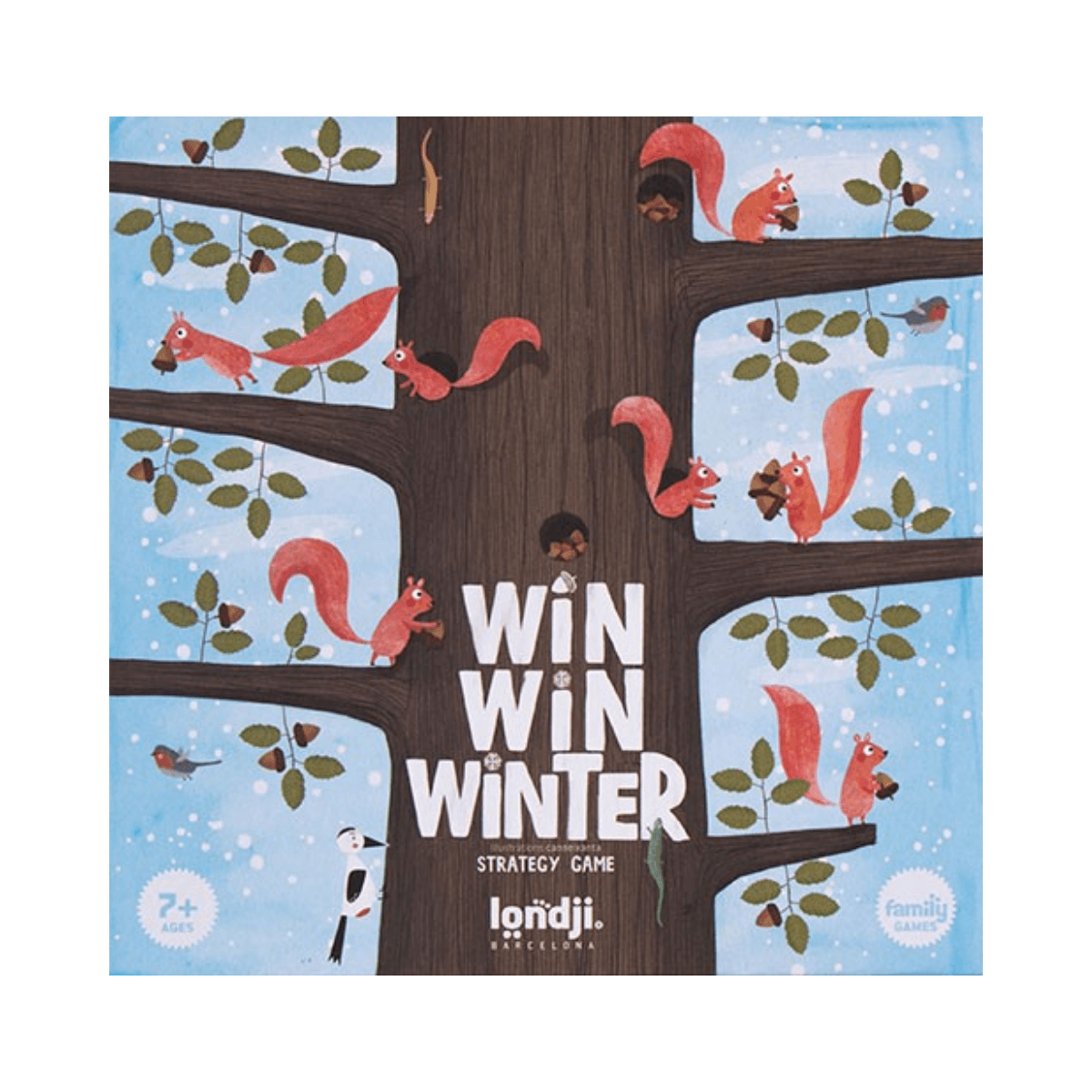 Jeu familial de stratégie - 7 ans et + - WIN WIN WINTER - Londji