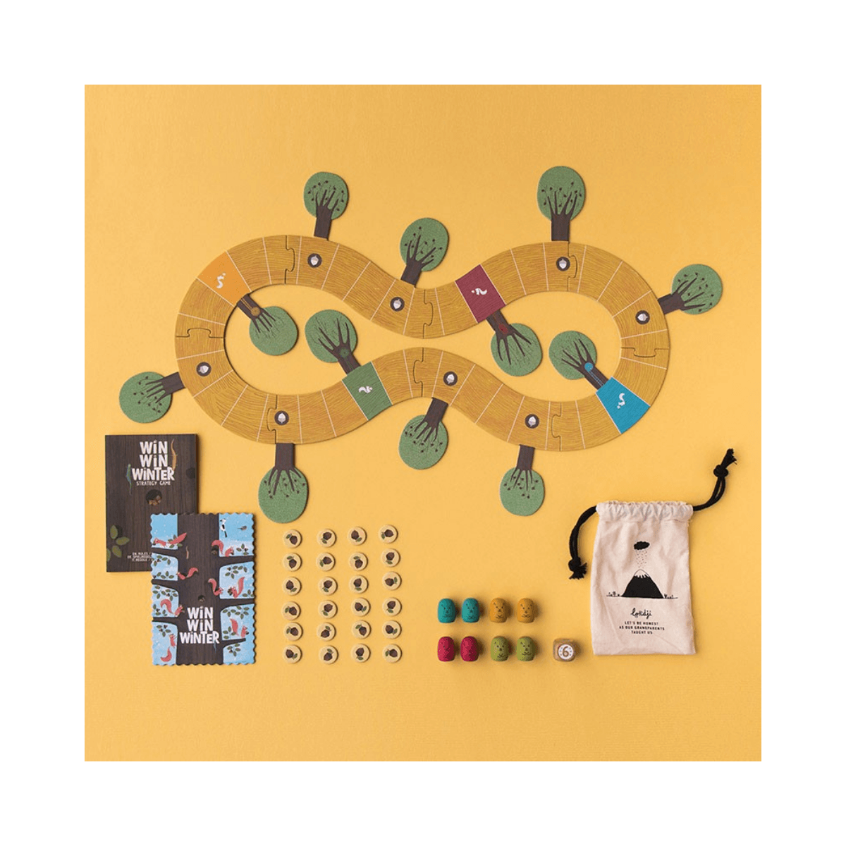 Jeu familial de stratégie - 7 ans et + - WIN WIN WINTER - Londji