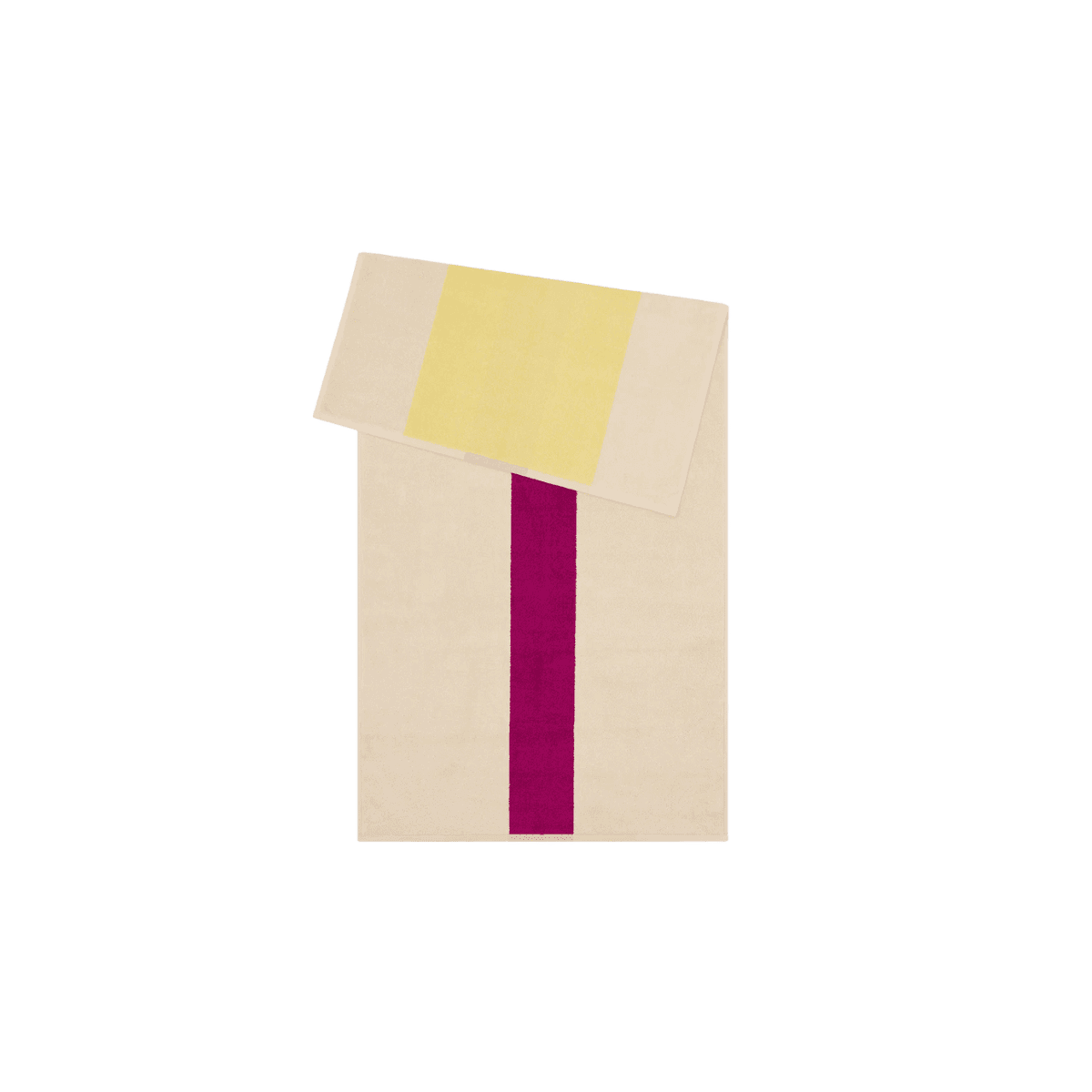 Drap de bain 70x140 BATH TOWEL GOTS Organic Terry - Yellow-Fuchsia - Suite702