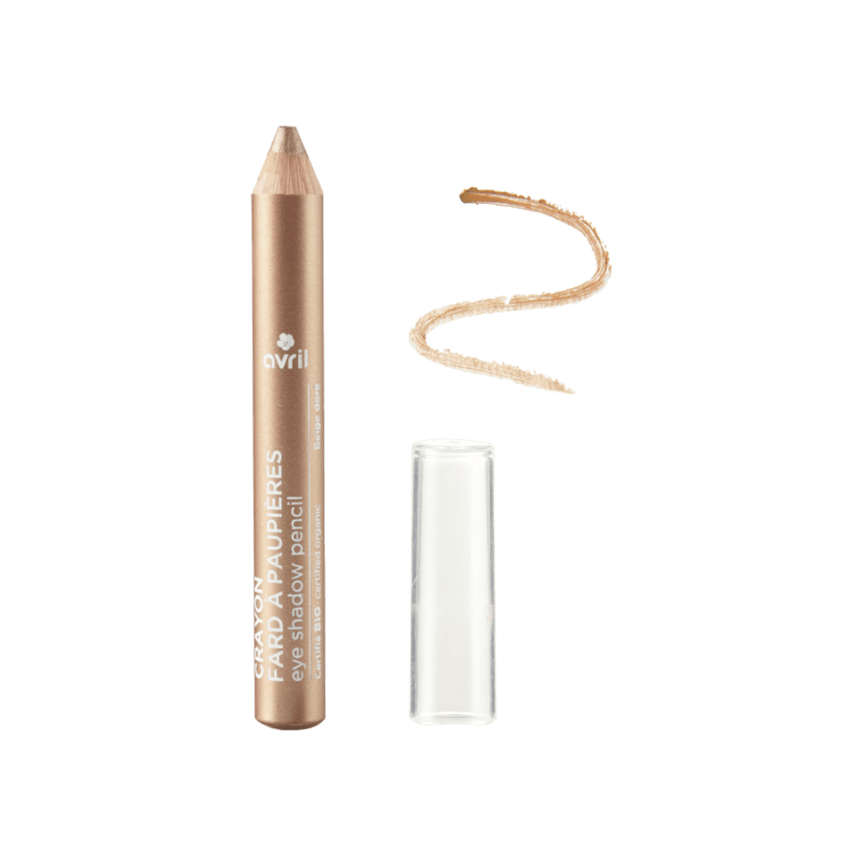 Crayon fard à paupières - BEIGE DORÉ - Certifié Bio - Avril