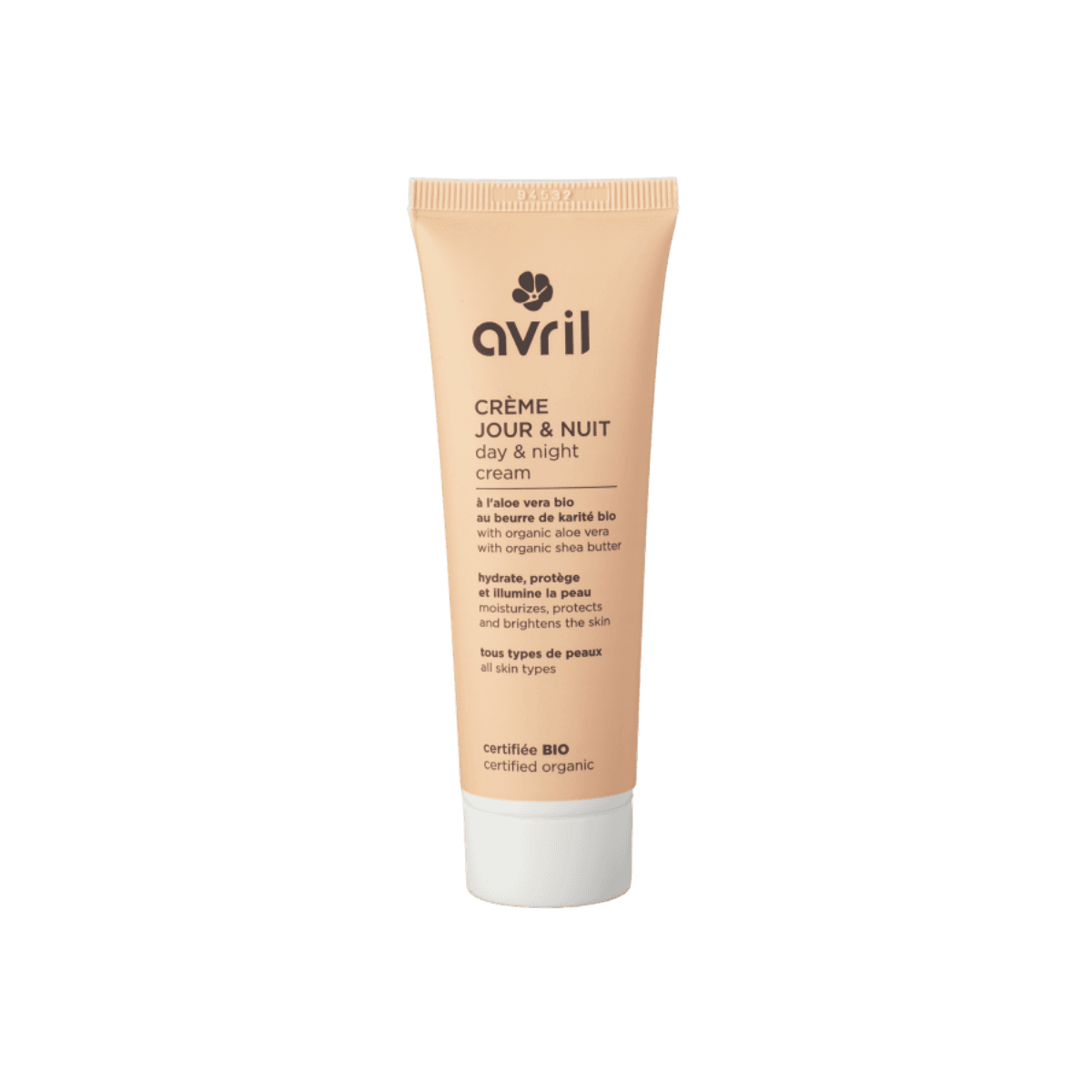Crème de jour et de nuit 50ml - Certifiée Bio - Avril