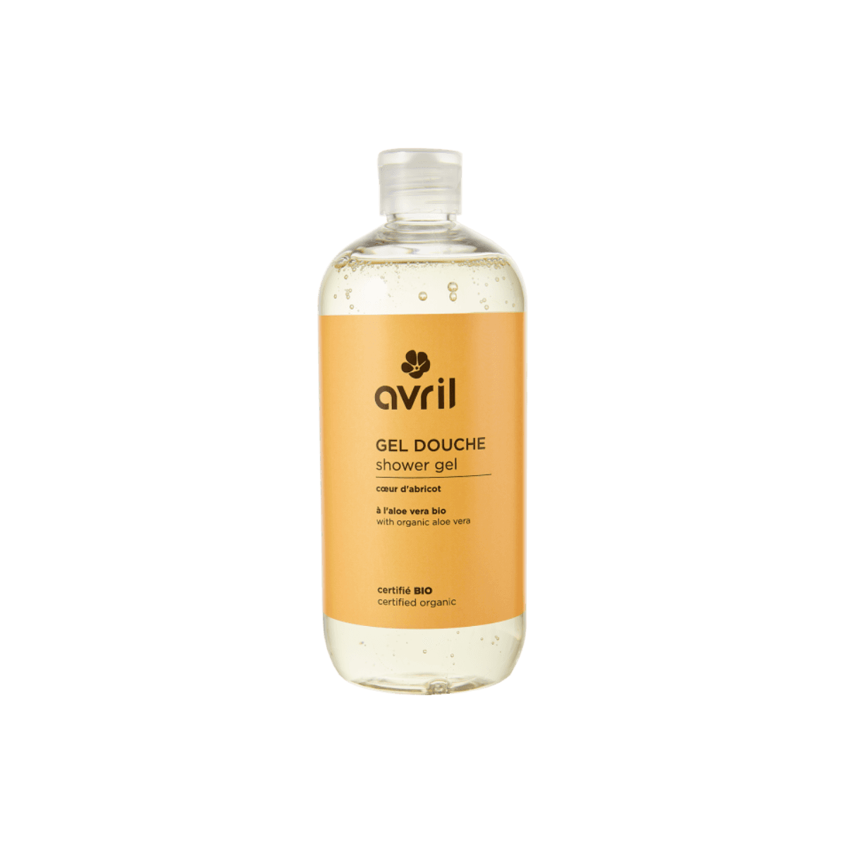 Gel douche - COEUR D'ABRICOT 500ml - Certifié Bio - Avril