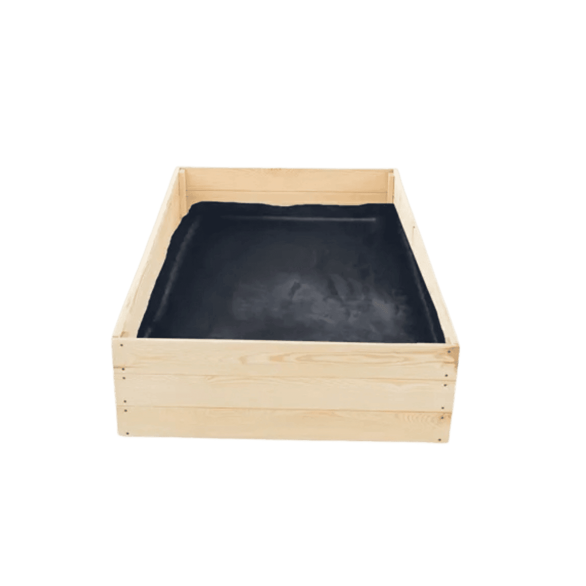 Bac de potager en bois avec tapis de sol - 120x80x27 cm - Viking Choice