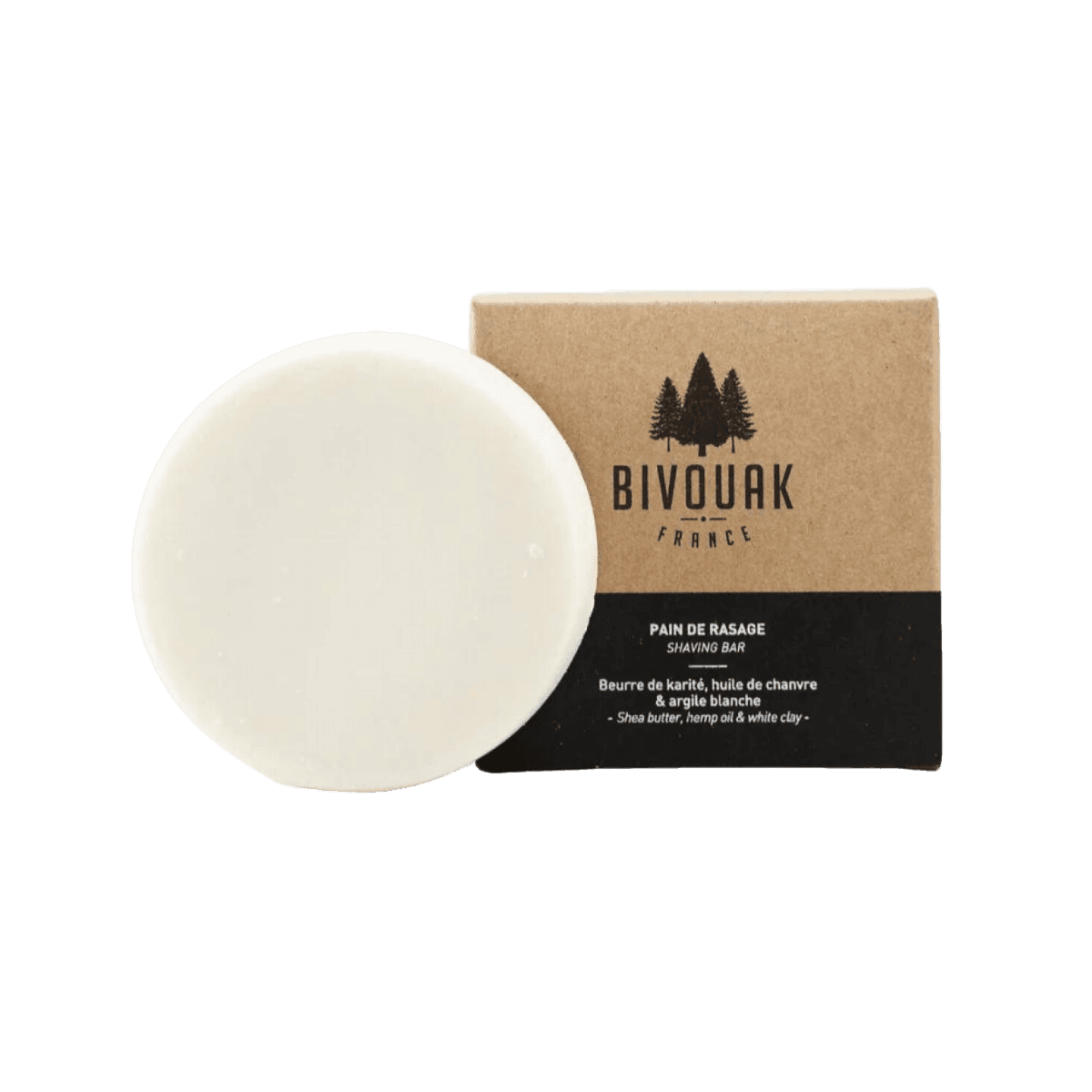 Pain de rasage solide - 90g - Bivouak