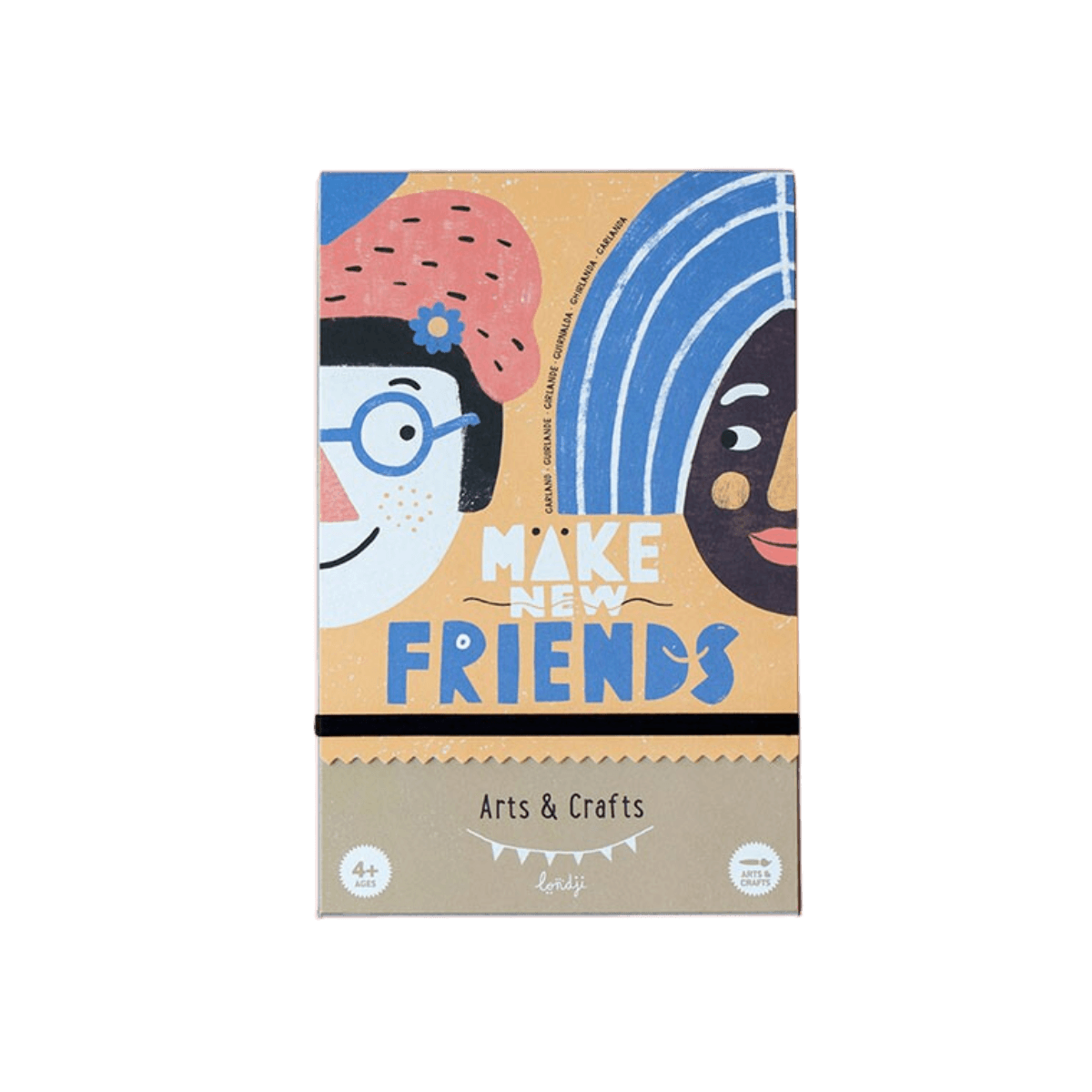 Bricolage Guirlande et Stickers - 4 ans et + - MAKE NEW FRIENDS - Londji
