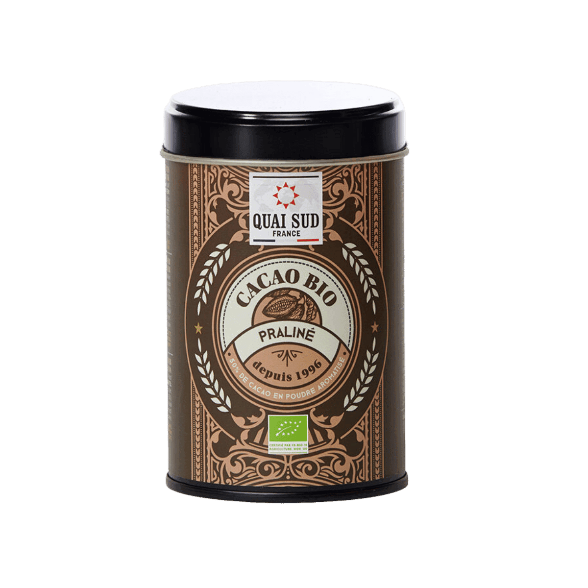 Cacao PRALINÉ BIO 250g - Quai Sud