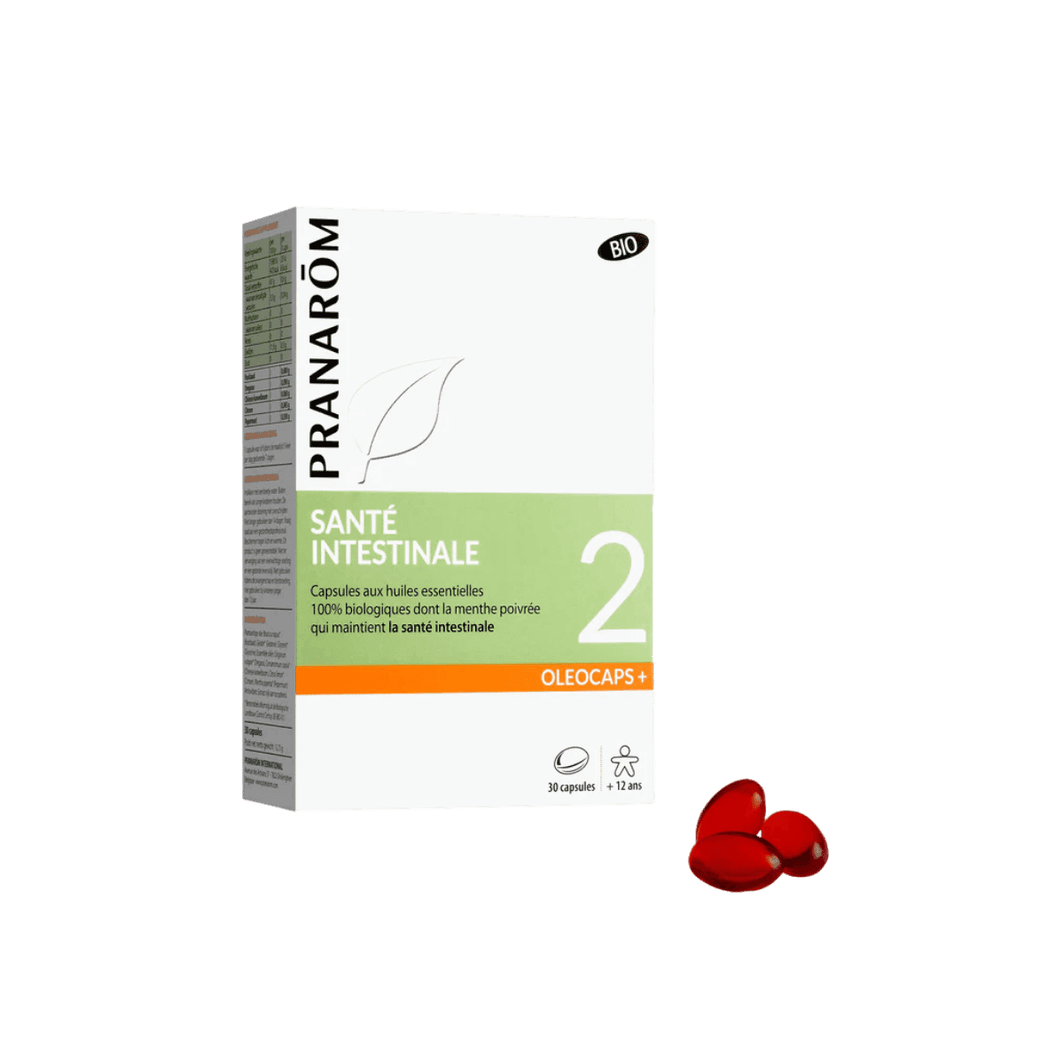 Capsules Santé intestinale BIO - 30 capsules - Pranarôm