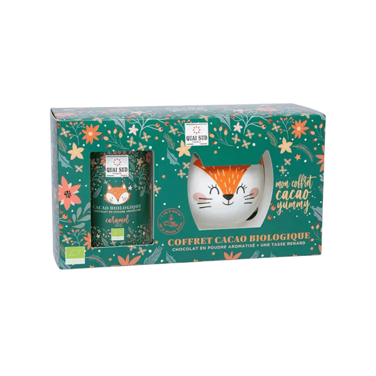 Coffret Cacao caramel BIO Renard “YUMMY“ - Quai Sud