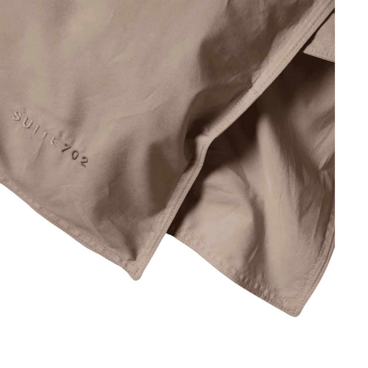 140X220 Housse de couette Percale 100% Coton - Camel PDBO140_CA - Suite702