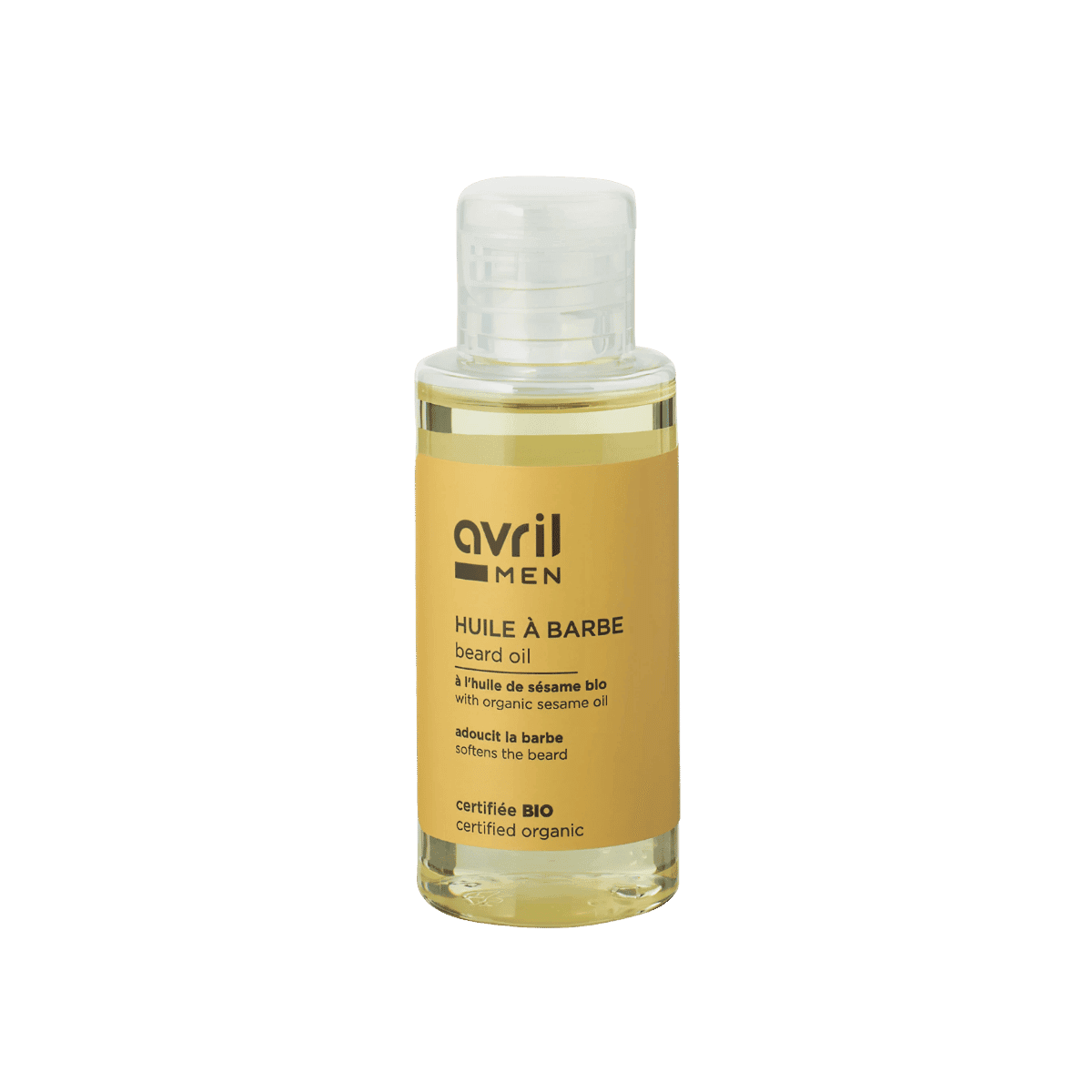 Huile à barbe 50ml - Certifié BIO - Avril